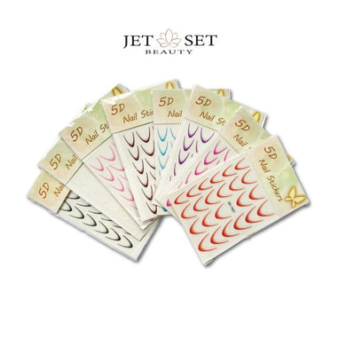 Nail sticker french mega set