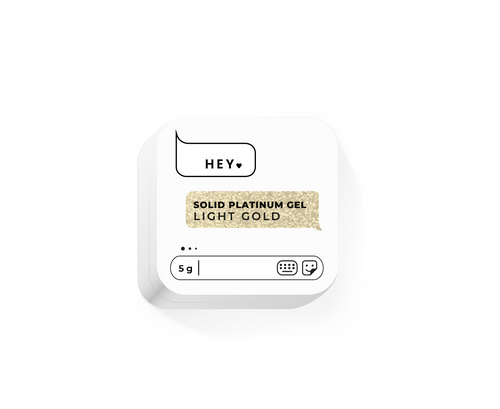 HEYLOVE Solid platinum gel Light gold 5gr