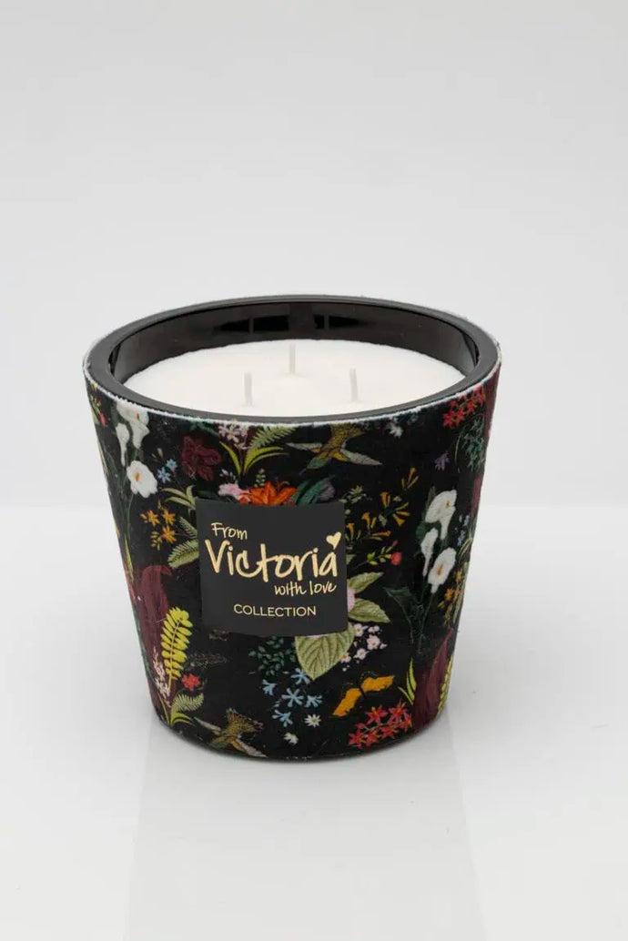 Glossy geurkaars Velvet Botanic small