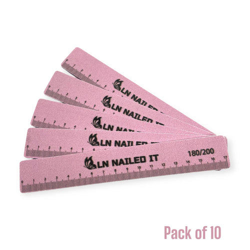 LN Nailed IT Nail File Ruler (10 stuks)