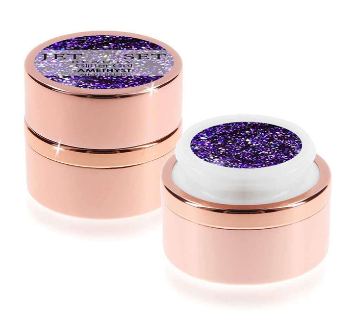 glitter gel Amethyst
