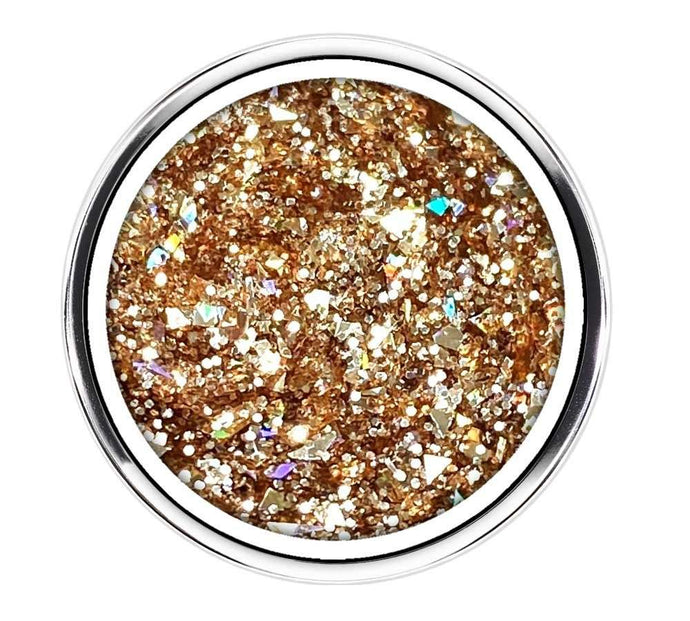 glitter gel champagne queen