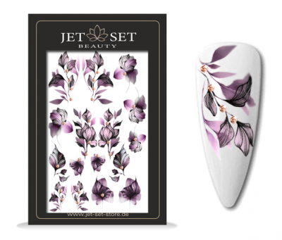 Nail stikcer Purple flowers